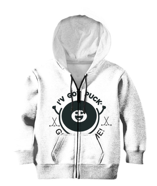 AOP Kid'S Zip Hoodie - Soft Felt Standard